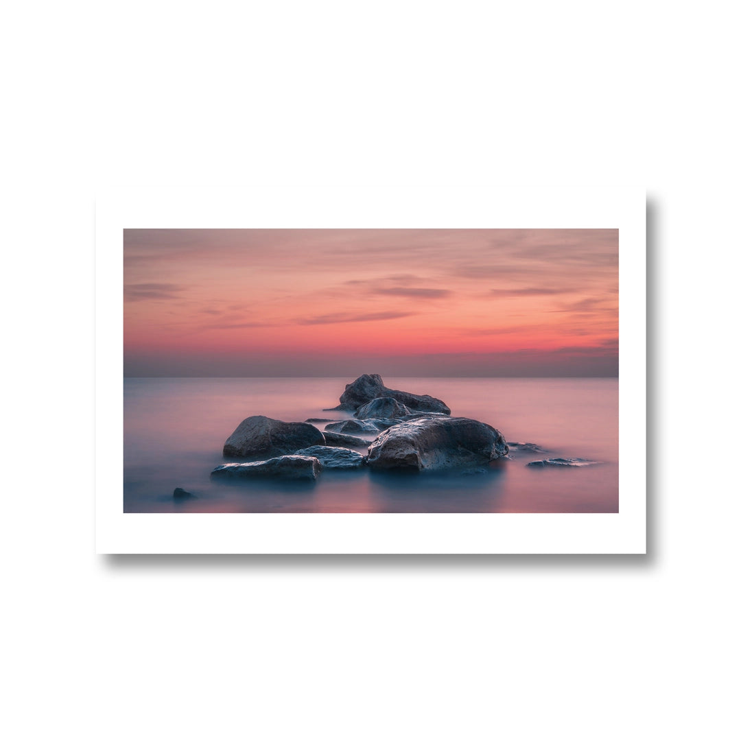 pink sunset poster and posters for sale