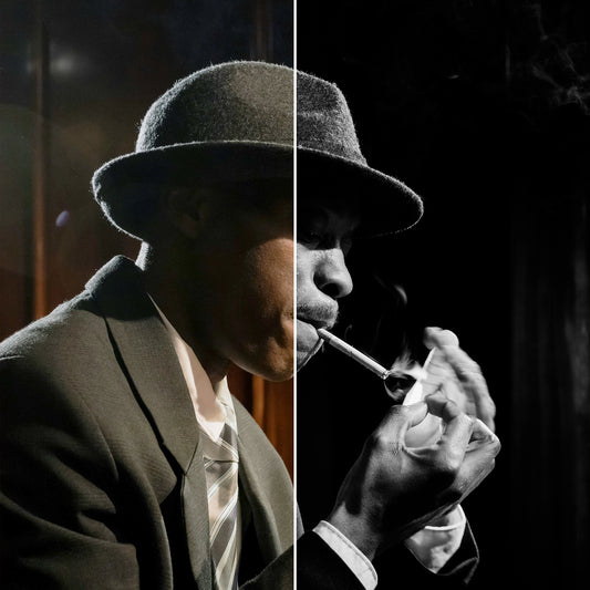 Black and white lightroom preset