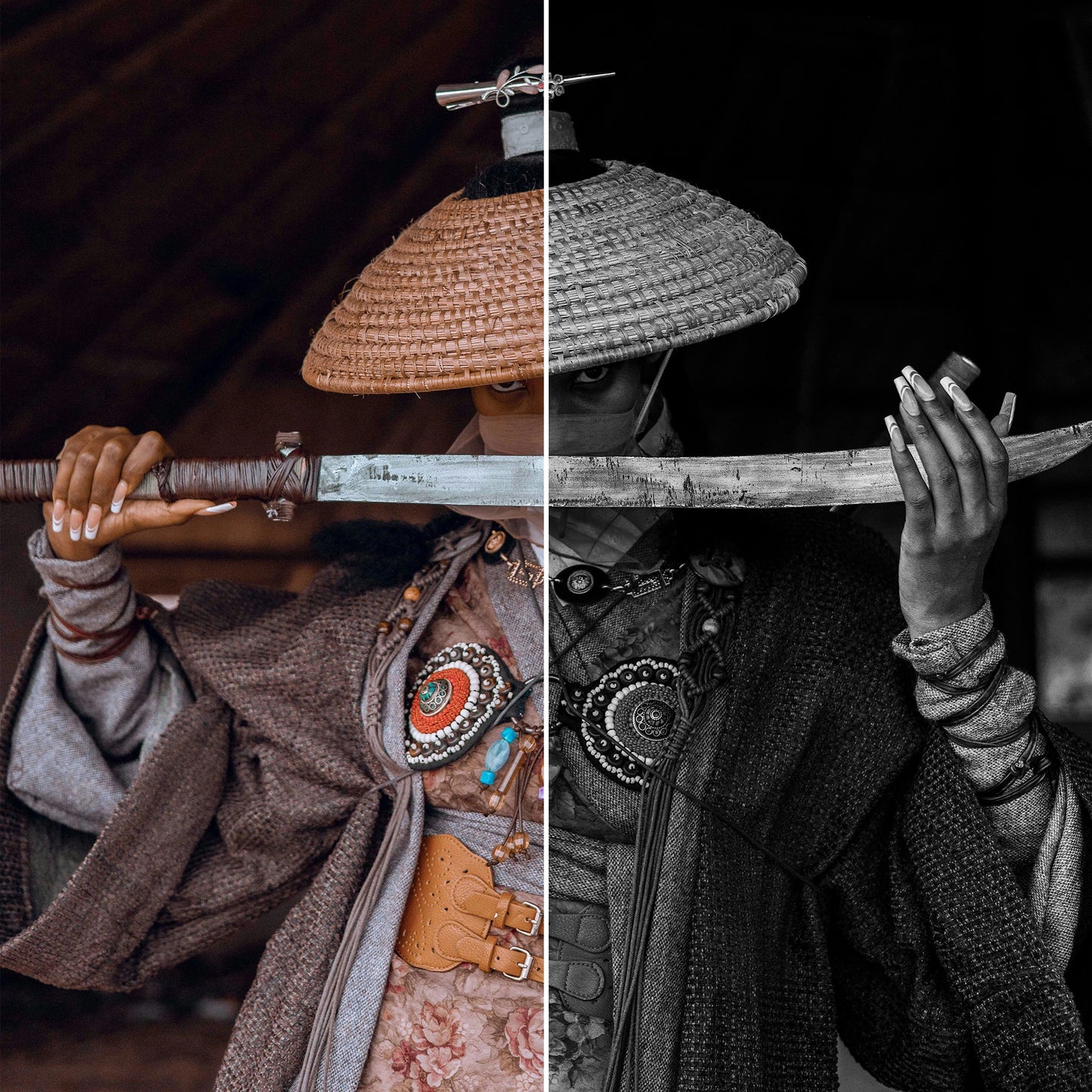 Black and white lightroom preset